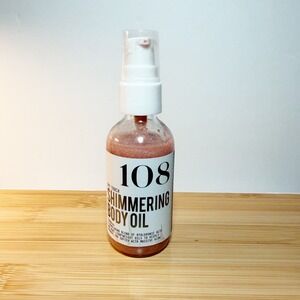 Miim Miic 108 Shimmering Body Oil Warm Vanilla Dry Touch Glow 2oz 60ml 90% Full